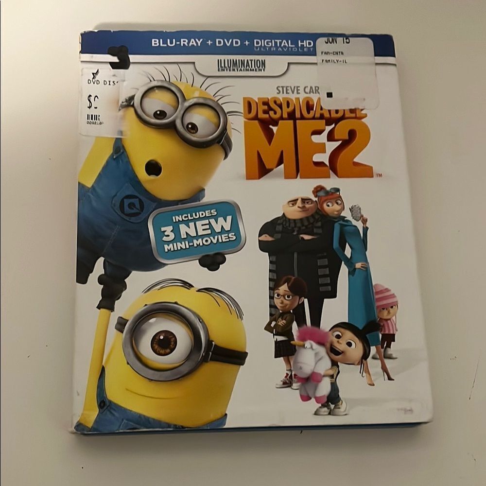 Despicable‎ Me 2 Blu-ray DVD Digital HD